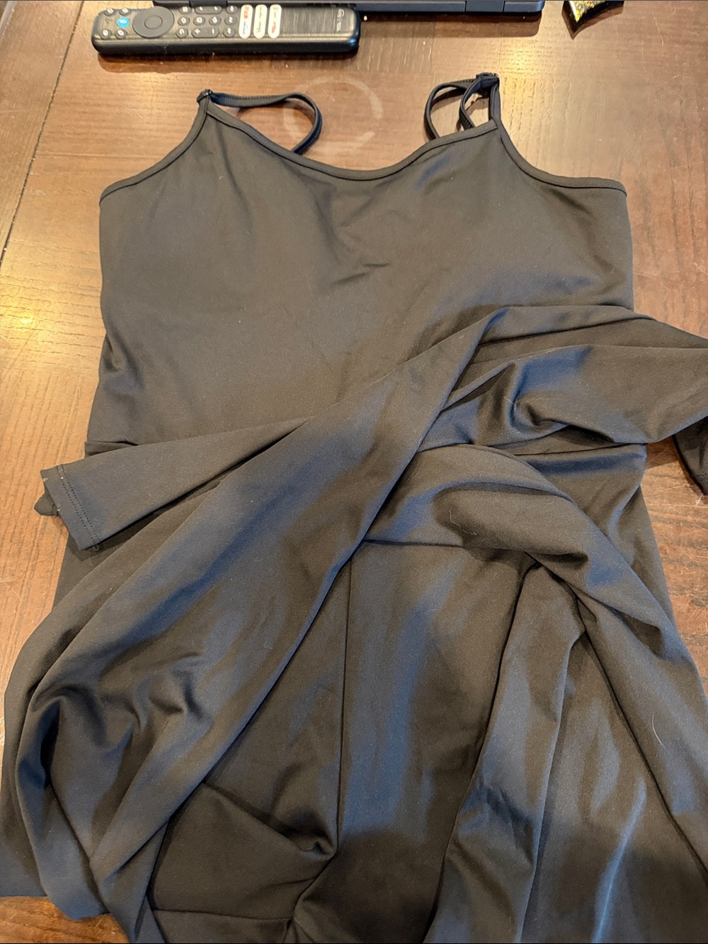 No Boundaries Black Spaghetti-Strap Jumpsuit